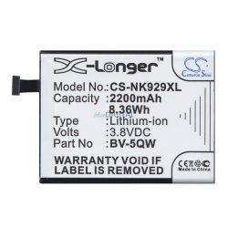   Baterie CAMERON SINO Li-Ion (3,8V/2200mAh, compatibil cu Nokia BV-5QW) NEGRU Nokia Lumia 930, Nokia Lumia 929