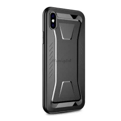   HUSĂ! - Protector de telefon din silicon IPAKY PHANTOM (rezistenta la impact mediu, model diamant) NEGRU Apple iPhone XS Max 6.5