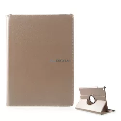   Husă permanentă, efect piele (FLIP, suport de birou, 360°) GOLD Apple IPAD 9.7 (2018), IPAD 9.7 (2017)