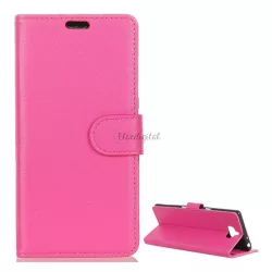   HUSĂ! - Carcasă în picioare, efect piele (FLIP, deschidere laterală, funcție de suport pentru desktop, premium) ROZ Sony Xperia 10 (L4113)