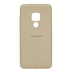   HUSĂ! - Protector de telefon din silicon (mat) GOLD Huawei Mate 20