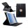 Geantă de birou, efect piele (universal, FLIP, suport de birou, rotație 360°, dimensiune 9-10", suport creioane) NEGRU Geantă de birou, efect piele (universal, FLIP, suport de birou, rotație 360°, dimensiune 9-10", suport creioane) NEGRU