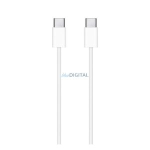 Cablu de date APPLE (Tip-C - Tip-C, încărcător rapid, 100cm) ALB