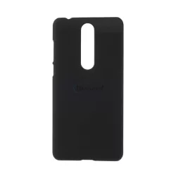   HUSĂ! - Protector de telefon din plastic (cauciucat) NEGRU Nokia 3.1 Plus