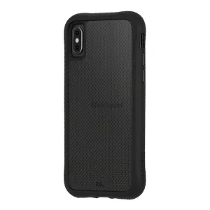 HUSĂ! - Protectie de telefon din silicon CASE-MATE CARBON FIBER (BUMPER, rezistenta medie la impact, spate din fibra de carbon reala) NEGRU Apple iPhone XS Max 6.5