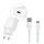 Încărcător de rețea HUAWEI Priză USB (10W, încărcător rapid + cablu microUSB PY0857) ALB