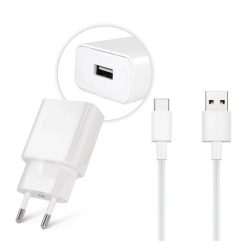   Încărcător de rețea HUAWEI Priză USB (10W, încărcător rapid + cablu LX1121 Type-C) ALB