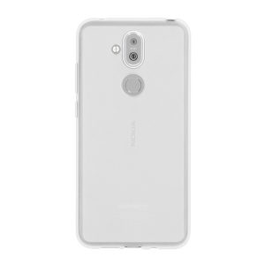 Protectie din silicon pentru telefon (ultra-subtire) TRANSPARENT Nokia 8.1 (X7)