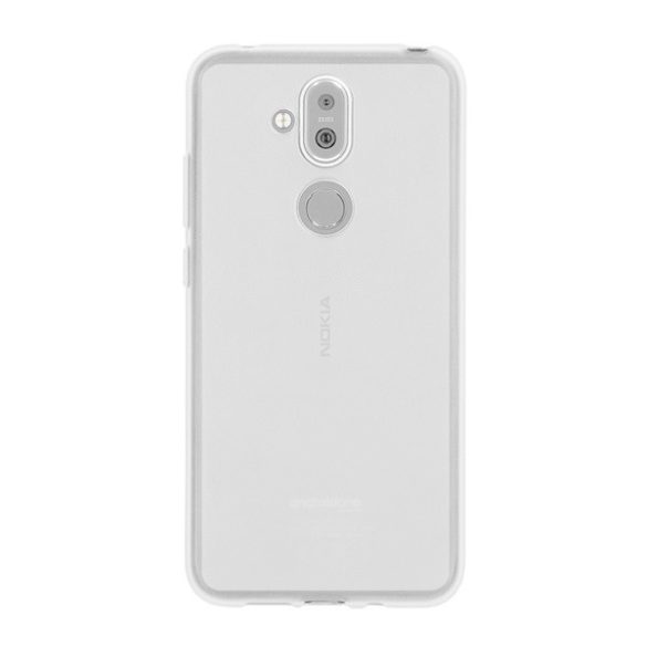 Protectie din silicon pentru telefon (ultra-subtire) TRANSPARENT Nokia 8.1 (X7)