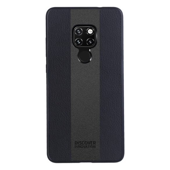 NILLKIN RACER Husă plastic protecțiede telefon (cadru de silicon, piele efect spate) negru Huawei Mate 20