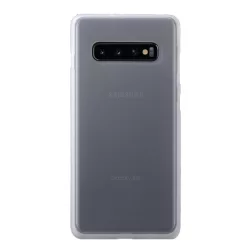   HUSĂ! - Protectie din silicon pentru telefon (mat) TRANSPARENT Samsung Galaxy S10 (SM-G973)