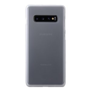 Protectie din silicon pentru telefon (mat) TRANSPARENT Samsung Galaxy S10 (SM-G973)