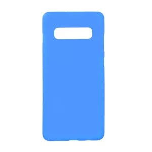 HUSĂ! - Husă siliconică pentru telefon (mată) albastruSamsung Galaxy S10 (SM-G973)