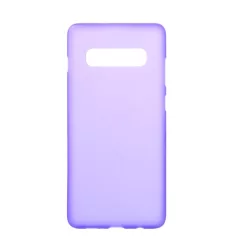   HUSĂ! - Husă siliconică pentru telefon (mată) LILA Samsung Galaxy S10 (SM-G973)