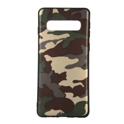   HUSĂ! - Husă silicon pentru telefon (model camuflaj) ZÖLD Samsung Galaxy S10 (SM-G973)