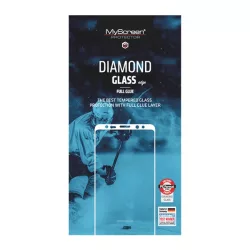   Sticlă de protecție pentru ecran MYSCREEN DIAMOND GLASS EDGE (2.5D, curbată, rezistentă la zgârieturi, 0,33 mm, 9H) NEGRU Huawei Mate 20