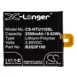   Baterie CAMERON SINO Li-Polymer (3,85V/2500mAh, compatibilă cu HTC 35H00274-0M1) NEGRU HTC U11 Life