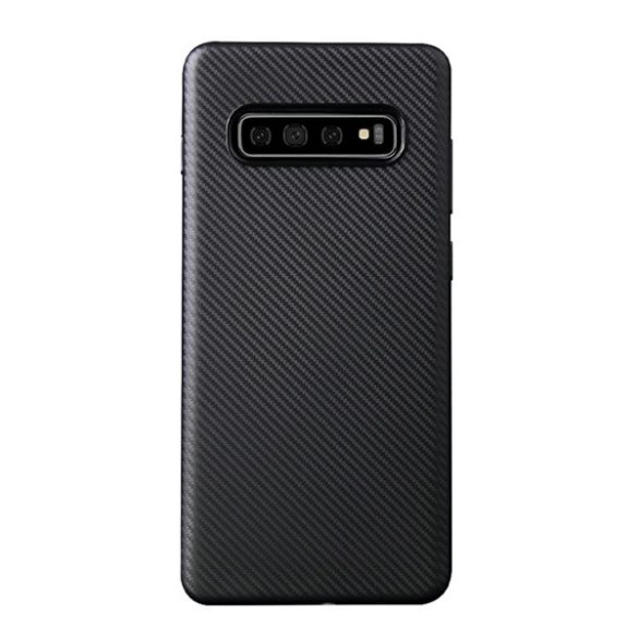 Husă de telefon din silicon (model de carbon) negru Samsung Galaxy S10e (SM-G970)