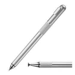 Stylus BASEUS (universal și stilou, aluminiu) SILVER