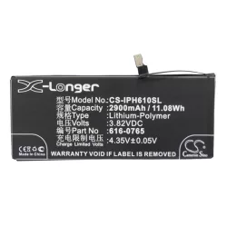   Baterie CAMERON SINO Li-Polymer (3.82V/2900mAh, compatibil cu Apple 616-0765) NEGRU Apple iPhone 6 Plus 5.5