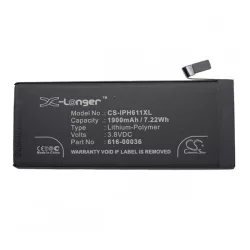   Baterie CAMERON SINO Li-Polymer (3.8V/1900mAh, compatibil cu Apple 616-00036) NEGRU Apple iPhone 6S 4.7
