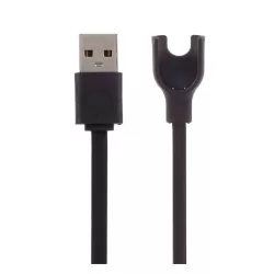   Cablu de incarcare USB (magnetic, 15cm) NEGRU Xiaomi MI Band 2