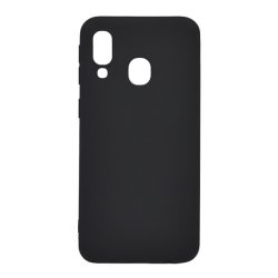   HUSĂ! - Husă siliconică pentru telefon (mată) negru Samsung Galaxy A40 (SM-A405F)