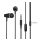 Căști HOCO M34 STEREO (mufă de 3,5 mm, microfon, buton de înregistrare) NEGRE