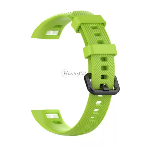 Curea de rezervă (dimensiune personalizată, silicon) VERDE DESCHIS Honor Band 4