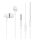 Căști HOCO M34 STEREO (mufă de 3,5 mm, microfon, buton de înregistrare) ALBE Căști HOCO M34 STEREO (mufă de 3,5 mm, microfon, buton de înregistrare) ALBE