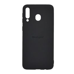   HUSĂ! - Protectie din silicon pentru telefon (mat) NEGRU Samsung Galaxy M30 (SM-M305F)