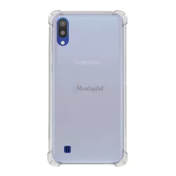   HUSĂ! - Protectie din silicon pentru telefon (rezistenta medie la impact, colt cu perna de aer) TRANSPARENT Samsung Galaxy M10 (SM-M105F)