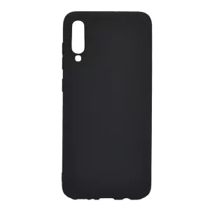 HUSĂ! - Protector de telefon din silicon (mat) NEGRU Samsung Galaxy A70 (SM-A705F)