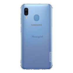   Protector de telefon din silicon NILLKIN NATURE (rezistență medie la impact, colț cu pernă de aer, 0,6 mm, ultrasubțire) TRANSPARENT Samsung Galaxy A30 (SM-A305F), Samsung Galaxy A20 (SM-A205F)