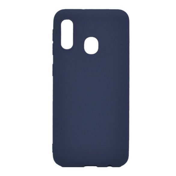 Husă silicon pentru telefon (mat) CUTTING albastruSamsung Galaxy A20e (SM-A202F)