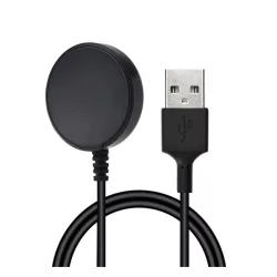   Cablu de încărcare USB (încărcare wireless, magnetic, 100cm) NEGRU Samsung Galaxy Watch Active (SM-R500N), Samsung Galaxy Watch Active 2 40mm (SM-R830N), Samsung Galaxy Watch 3 41mm (SM-R850), S