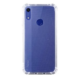 HUSĂ! - Protector de telefon din silicon (rezistenta la impact, colt cu perna de aer) TRANSPARENT Huawei Y6s (2019), Honor 8A (Play 8A)