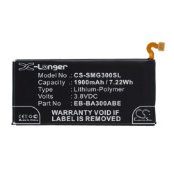   Baterie CAMERON SINO Li-Polymer (3.8V/1900mAh, compatibil cu Samsung EB-BA300ABE) NEGRU Samsung Galaxy A3 (2015) SM-A300F