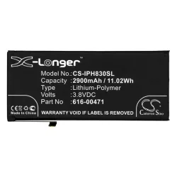   Baterie CAMERON SINO Li-Polymer (3.8V/2900mAh, compatibil cu Apple 616-00468) NEGRU Apple iPhone XR 6.1