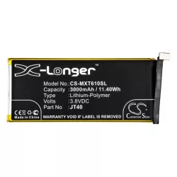   Baterie CAMERON SINO Li-Polymer (3,8V/3000mAh, compatibil Motorola JT40) NEGRU Motorola Moto G6 Plus (XT1926)