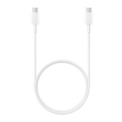   Cablu de date SAMSUNG (Tip-C - Tip-C, încărcător rapid, 100cm) ALB