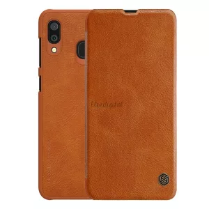 HUSĂ! - Husă NILLKIN QIN în picioare, efect piele (FLIP, deschidere laterală, suport card bancar) MARO Samsung Galaxy A30 (SM-A305F), Samsung Galaxy A20 (SM-A205F)