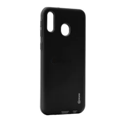   HUSĂ! - Protectie de telefon din silicon ROAR RICO ARMOR (rezistenta la impact mediu, spate din plastic, mat) NEGRU Samsung Galaxy M20 (SM-M205F)