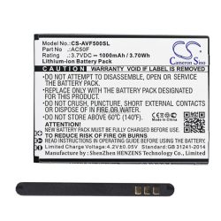   Baterie CAMERON SINO Li-Ion (3,7V/1000mAh, compatibil Archos AC50F) NEGRU