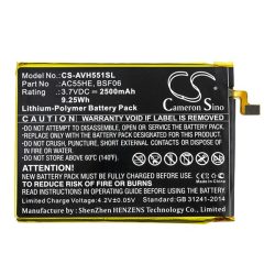   Baterie CAMERON SINO Li-Polymer (3.7V/2500mAh, compatibil cu Archos AC55HE) NEGRU