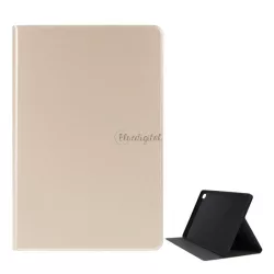   Carcasa in picioare, efect piele (FLIP, deschidere laterala, suport desktop, premium) GOLD Huawei MediaPad M6 10.8 LTE, Huawei MediaPad M6 10.8 WIFI