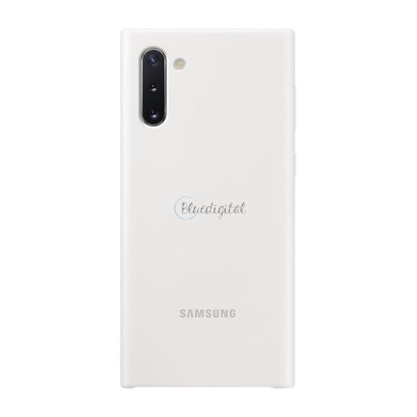 Protector de telefon din plastic SAMSUNG (inserție din silicon) ALB Samsung Galaxy Note 10 (SM-N970F)