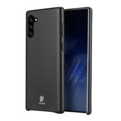   HUSĂ! - Protector de telefon din plastic DUX DUCIS SKIN LITE (efect piele) NEGRU Samsung Galaxy Note 10 (SM-N970F)