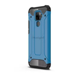   HUSĂ! - Protector de telefon din plastic Defender (rezistenta la impact mediu, colt cu perna de aer, interior din silicon, efect metalic) ALBASTRU DESCHI Huawei Mate 30 Lite (Nova 5i Pro)
