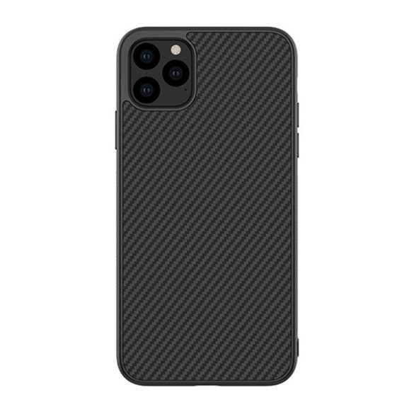 Protector de telefon din plastic NILLKIN FIBRA SINTETICA (prietenos cu mediul, model carbon) NEGRU Apple iPhone 11 Pro Max